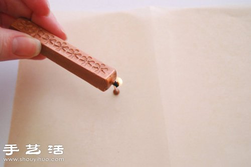 紐扣+木線軸 DIY手工制作復(fù)古蠟?zāi)喾庥?-  itrip.net.cn