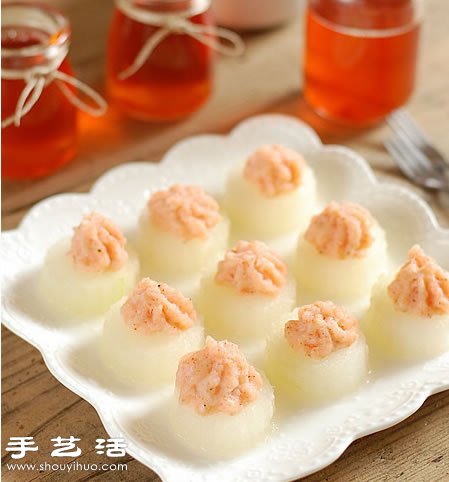 美味又好看的蝦蓉冬瓜塔的做法 -  itrip.net.cn