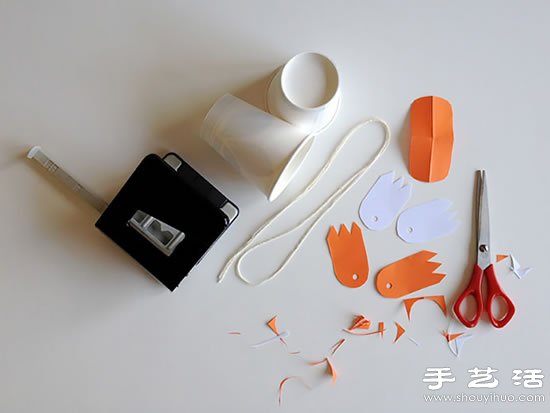 一次性紙杯手工制作可愛(ài)鴨子玩偶 -  itrip.net.cn