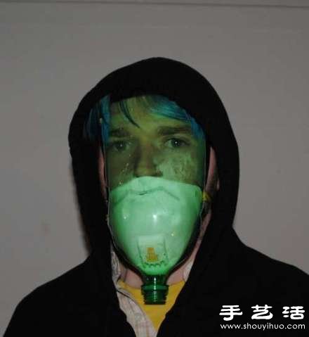 大瓶可樂瓶/雪碧瓶廢物利用制作防毒面具 -  itrip.net.cn
