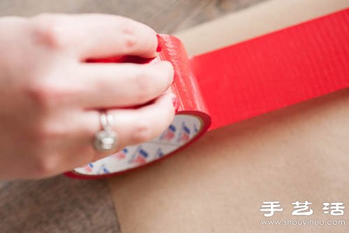 牛皮紙手工制作蝴蝶結(jié)包裝裝飾 -  itrip.net.cn