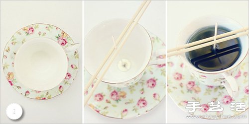 手工DIY唯美的茶杯蠟燭圖解教程 -  itrip.net.cn