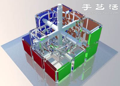 魔方結構三維立體模型圖 -  itrip.net.cn