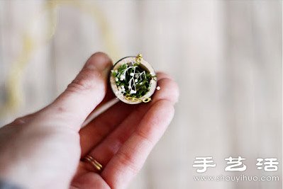 手工迷你盆栽項(xiàng)鏈制作方法圖集教程 -  itrip.net.cn