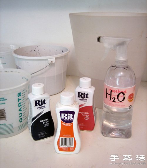 浸染工藝DIY改造漸變家居布藝用品 -  itrip.net.cn