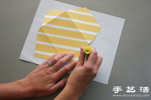 信封的折法 簡(jiǎn)單信封手工制作圖解 -  itrip.net.cn