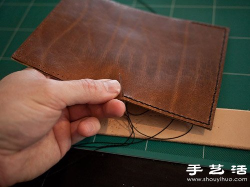 自制護(hù)照夾 皮夾子手工制作圖解 -  itrip.net.cn