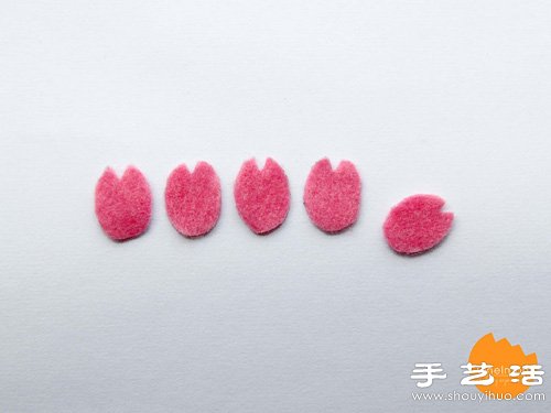 櫻花造型可愛書簽手工制作方法 -  itrip.net.cn