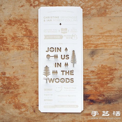 無限美好的手工制作結(jié)婚請柬 -  itrip.net.cn