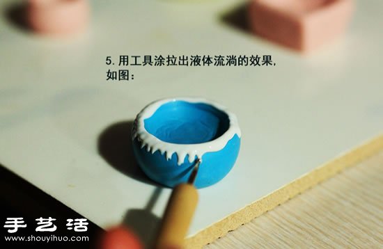 迷你軟陶盆子手工制作及其花式效果DIY -  itrip.net.cn