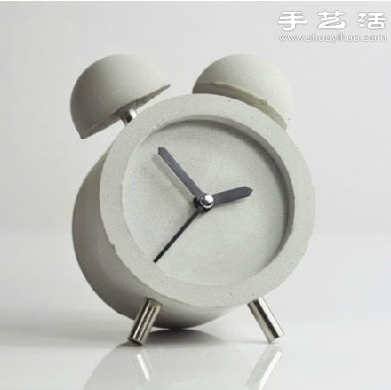 DIY充滿現(xiàn)代工業(yè)氣息的混凝土鬧鐘 -  itrip.net.cn