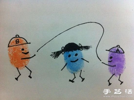 DIY超簡單的兒童手指畫 -  itrip.net.cn