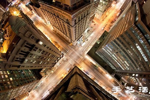 從超高建筑物樓頂向下俯拍的攝影作品 -  itrip.net.cn