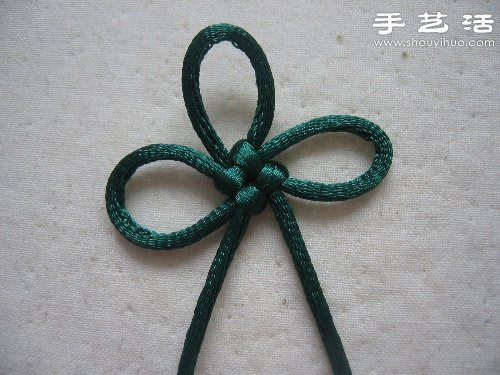 酢漿草結(jié)的編法 三耳酢漿草結(jié)的編法 -  itrip.net.cn