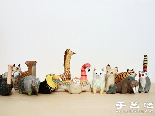 憨態(tài)十足的軟陶小動物 -  itrip.net.cn