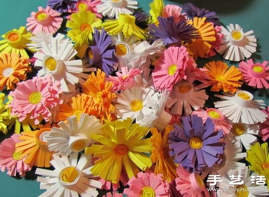 DIY手工制作漂亮的紙藝花卉盆景 -  itrip.net.cn