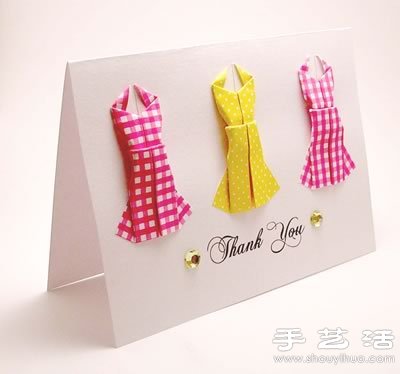 送給媽媽的禮服賀卡手工制作圖解教程 -  itrip.net.cn
