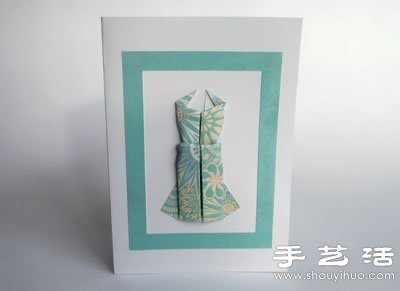 送給媽媽的禮服賀卡手工制作圖解教程 -  itrip.net.cn