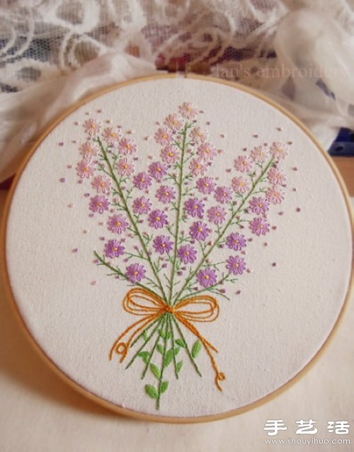 清新漂亮的手工刺繡作品欣賞 -  itrip.net.cn