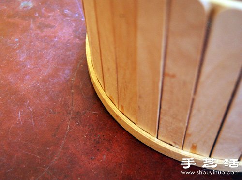 冰棒棍+繡花撐 DIY手工制作精致吊燈 -  itrip.net.cn