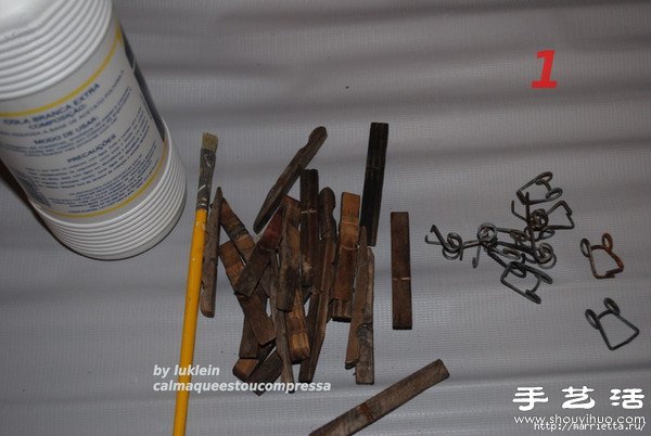 木夾子創(chuàng)意DIY 手工制作靠背椅 -  itrip.net.cn