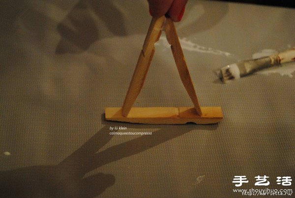 木夾子創(chuàng)意DIY 手工制作靠背椅 -  itrip.net.cn