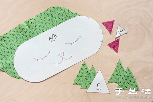 不織布DIY制作安神養(yǎng)心的貓臉香薰枕頭 -  itrip.net.cn