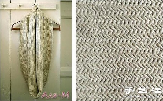 自己動手針織大氣時尚的愛心圍脖 -  itrip.net.cn