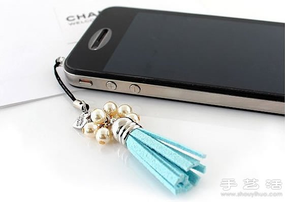 帶流蘇的手機(jī)掛件掛飾手工制作方法 -  itrip.net.cn