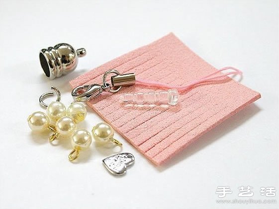 帶流蘇的手機(jī)掛件掛飾手工制作方法 -  itrip.net.cn