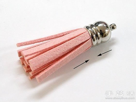 帶流蘇的手機(jī)掛件掛飾手工制作方法 -  itrip.net.cn