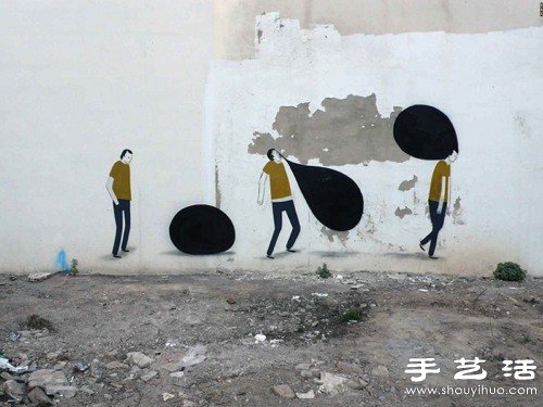 動(dòng)畫(huà)般的街頭涂鴉藝術(shù) -  itrip.net.cn