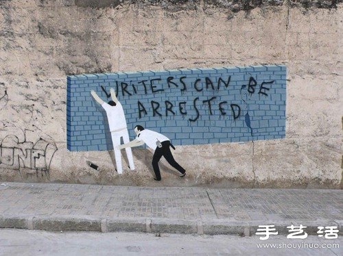 動(dòng)畫(huà)般的街頭涂鴉藝術(shù) -  itrip.net.cn