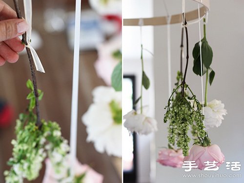 玫瑰花DIY制作漂亮的花環(huán)裝飾品 -  itrip.net.cn