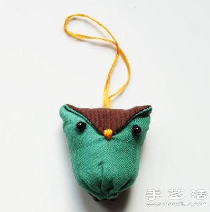 可愛的布藝貓頭鷹掛件/掛飾手工制作教程 -  itrip.net.cn