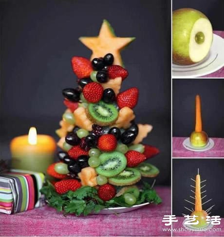 DIY好看又好吃的水果圣誕樹 -  itrip.net.cn