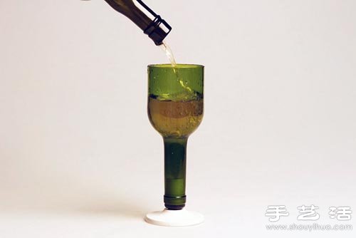 廢棄紅酒瓶/玻璃瓶DIY制作高腳玻璃杯 -  itrip.net.cn