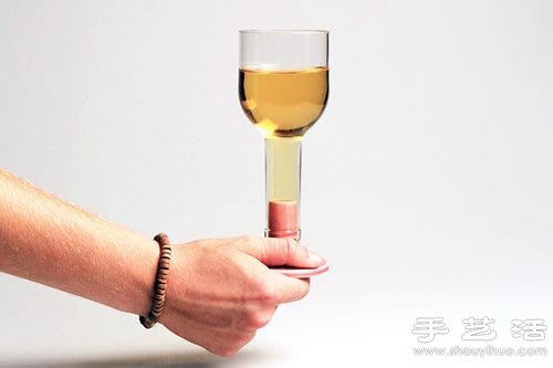 廢棄紅酒瓶/玻璃瓶DIY制作高腳玻璃杯 -  itrip.net.cn
