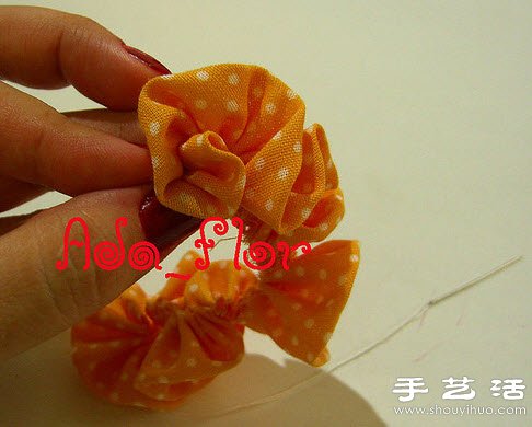 布藝玫瑰花裝飾手工制作圖解教程 -  itrip.net.cn