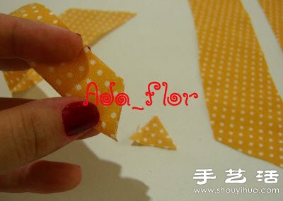布藝玫瑰花裝飾手工制作圖解教程 -  itrip.net.cn