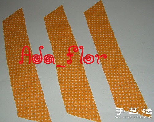 布藝玫瑰花裝飾手工制作圖解教程 -  itrip.net.cn