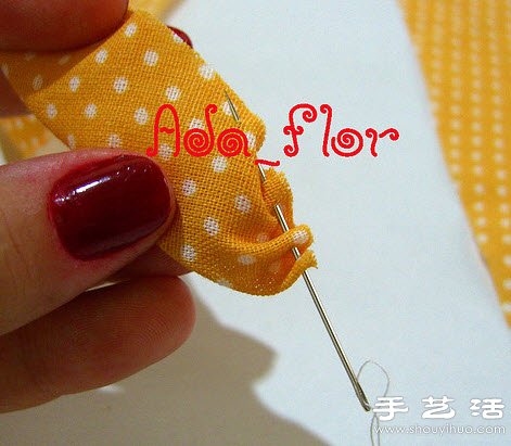 布藝玫瑰花裝飾手工制作圖解教程 -  itrip.net.cn