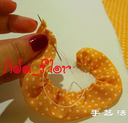 布藝玫瑰花裝飾手工制作圖解教程 -  itrip.net.cn
