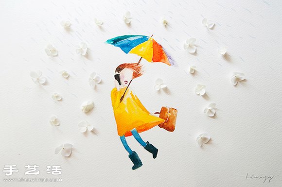 創(chuàng)意DIY：鮮花+繪畫 講述媽媽的一生 -  itrip.net.cn