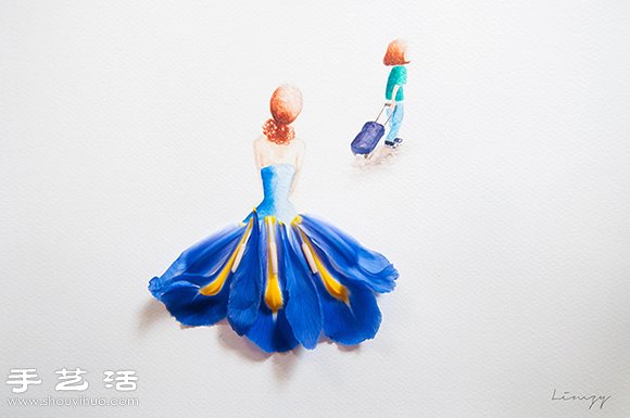 創(chuàng)意DIY：鮮花+繪畫 講述媽媽的一生 -  itrip.net.cn