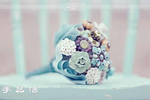 唯美布藝手捧花花束 -  itrip.net.cn