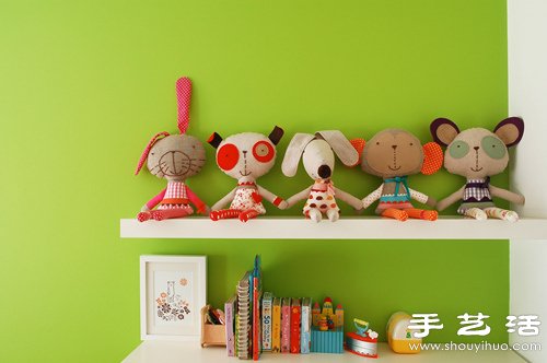 超萌的卡通造型手工布藝玩偶 -  itrip.net.cn