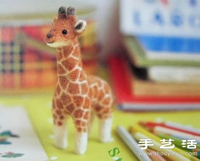 超萌的手工羊毛氈小動物玩偶 -  itrip.net.cn
