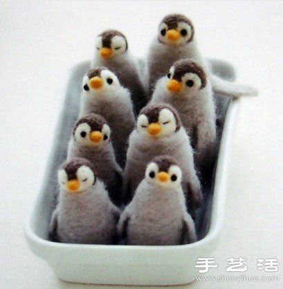 超萌的手工羊毛氈小動物玩偶 -  itrip.net.cn