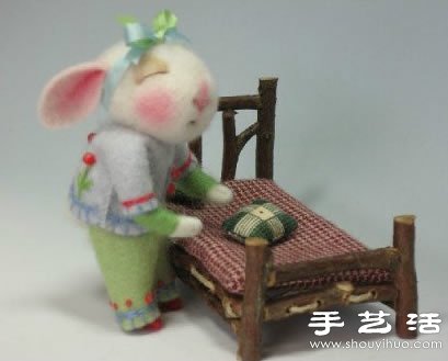 超萌的手工羊毛氈小動物玩偶 -  itrip.net.cn